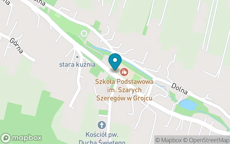 Lokalizacja: Szkoła Podstawowa im. Szarych Szeregów w Grojcu