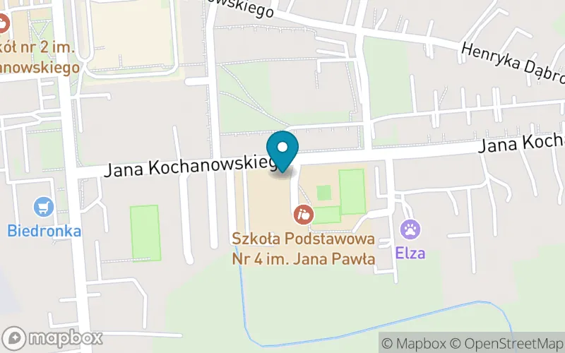 Lokalizacja: Szkoła Podstawowa nr 4 im. Jana Pawła II w Łańcucie