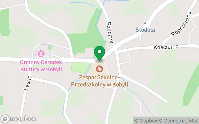 Lokalizacja: Zespół Szkolno - Przedszkolny w Kobyli, Przedszkole Publiczne w Kobyli