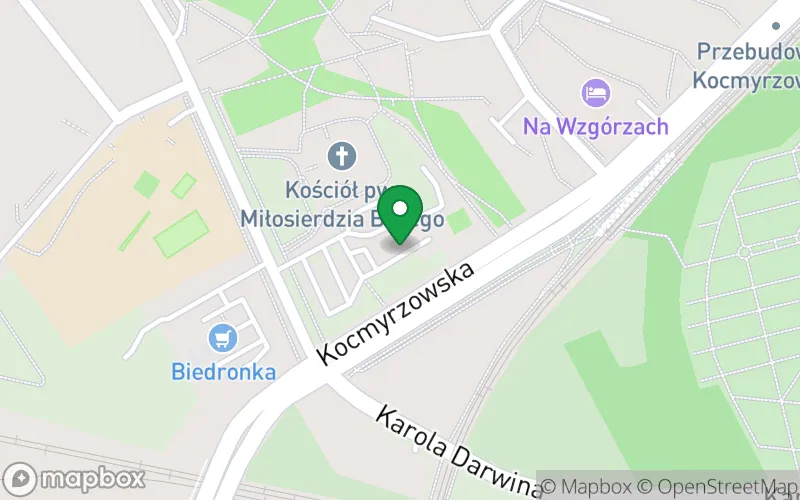Lokalizacja: Przedszkole Parafii Miłosierdzia Bożego nr 188 w Krakowie