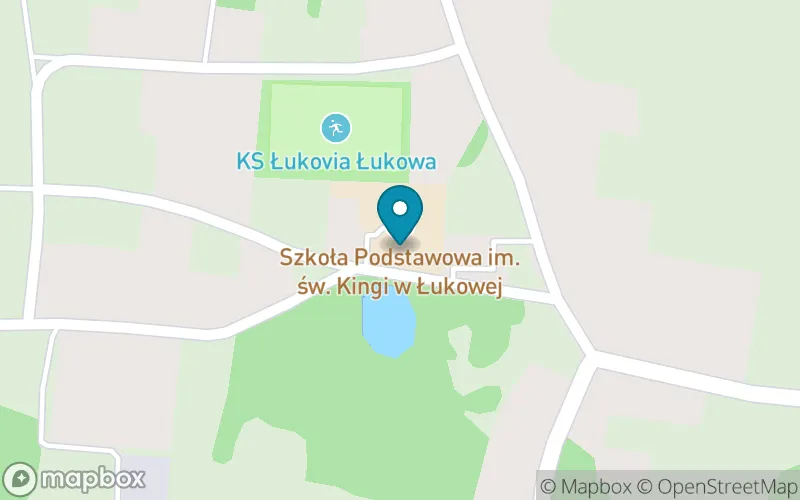 Lokalizacja: Szkoła Podstawowa im. Świętej Kingi w Łukowej