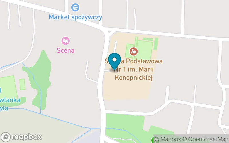 Lokalizacja: Szkoła Podstawowa nr 2 w Mrowli