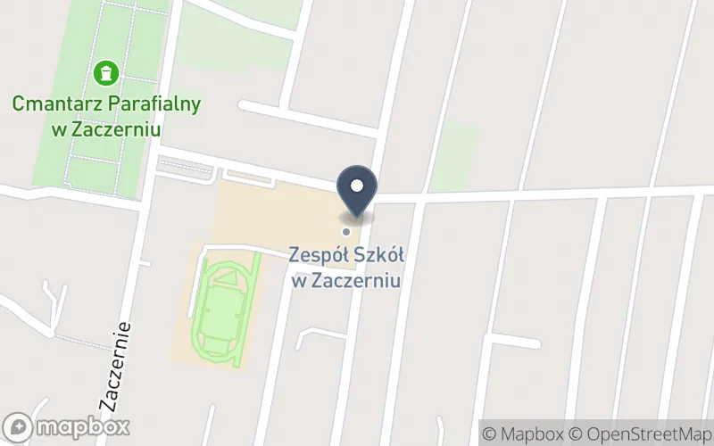 Lokalizacja: Zespół Szkół w Zaczerniu im. Armii Krajowej