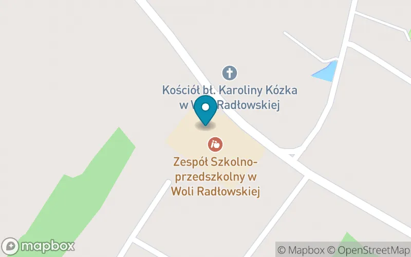 Lokalizacja: Szkoła Podstawowa im. Stanisława Wyspiańskiego w Woli Radłowskiej