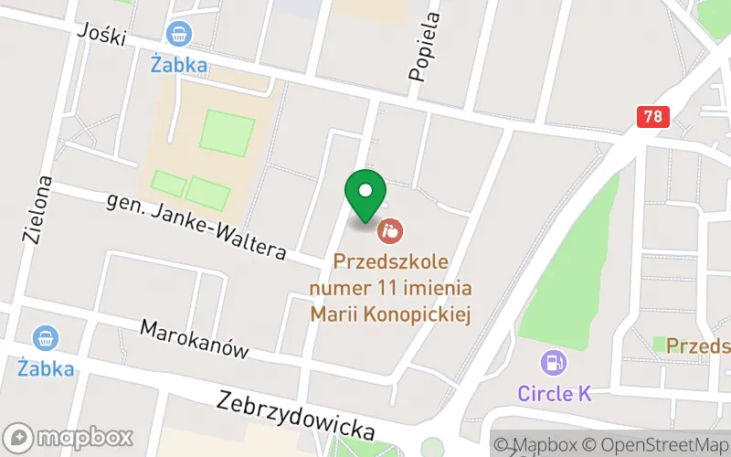 Lokalizacja: Przedszkole nr 11 im. Marii Konopnickiej w Rybniku
