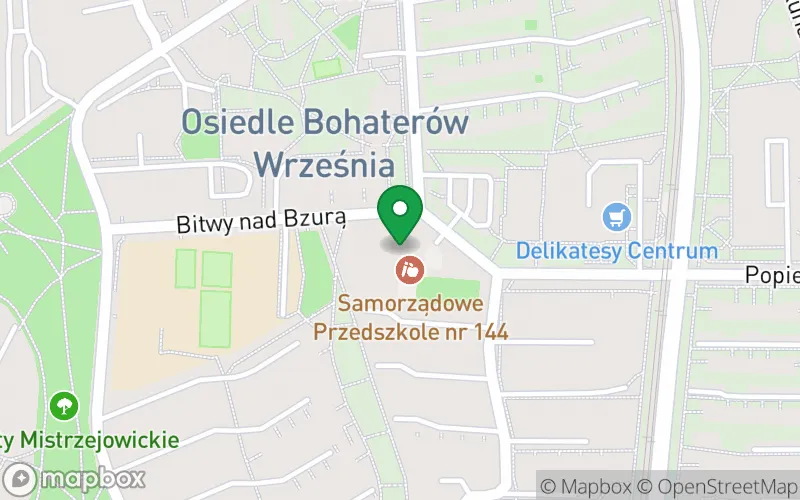 Lokalizacja: Samorządowe Przedszkole nr 144 w Krakowie