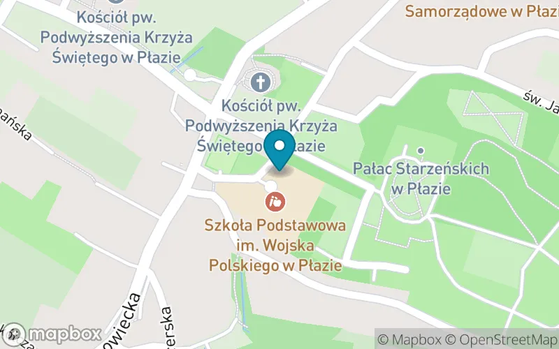 Lokalizacja: Szkoła Podstawowa im. Wojska Polskiego w Płazie