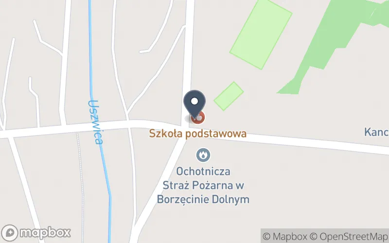 Lokalizacja: Zespół Szkolno - Przedszkolny Imienia Błogosławionej Karoliny Kózkówny w Borzęcinie Dolnym