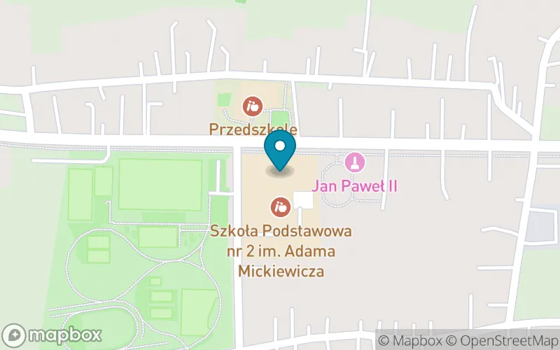 Lokalizacja: Szkoła Podstawowa nr 2 im. Adama Mickiewicza w Białobrzegach