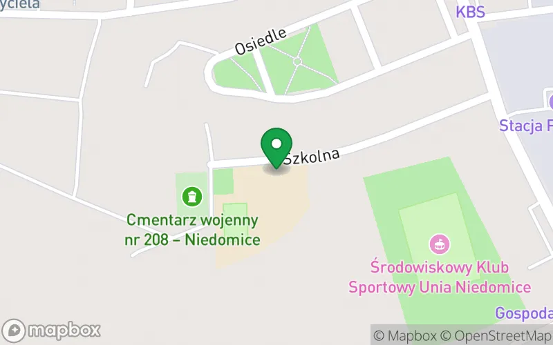 Lokalizacja: Publiczne Przedszkole w Niedomicach