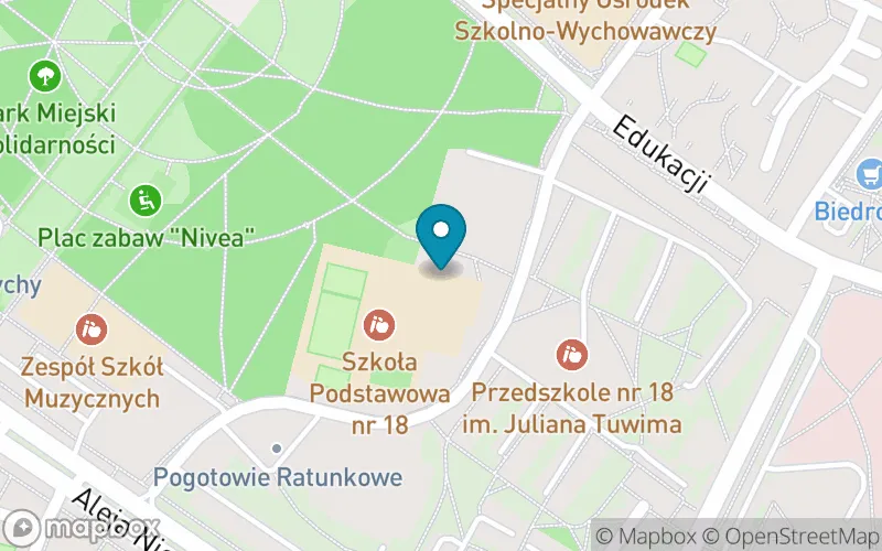 Lokalizacja: Szkoła Podstawowa nr 18 im. Władysława Jagiełły