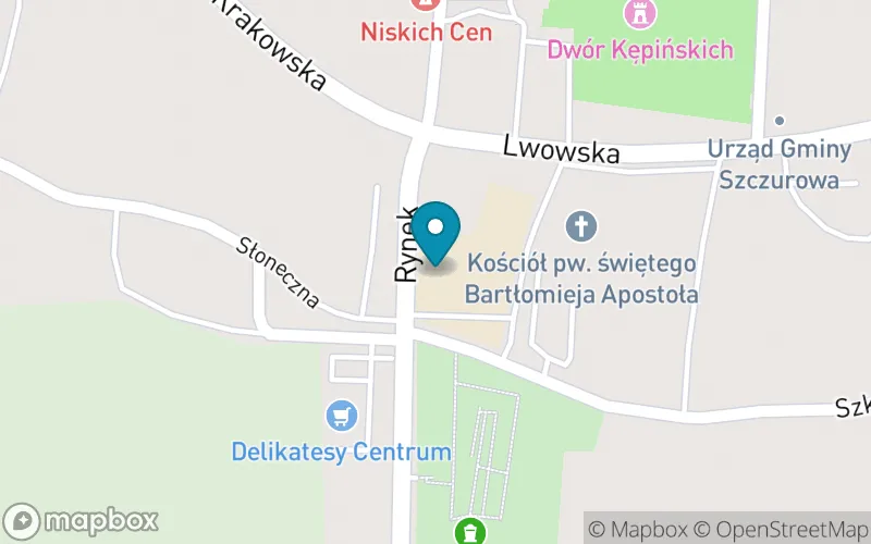Lokalizacja: Szkoła Podstawowa im. A Mickiewicza w Szczurowej