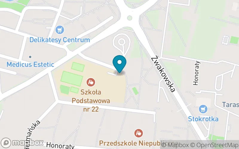 Lokalizacja: Szkoła Podstawowa nr 22 z Oddziałami Integracyjnymi im. Rafała Pomorskiego