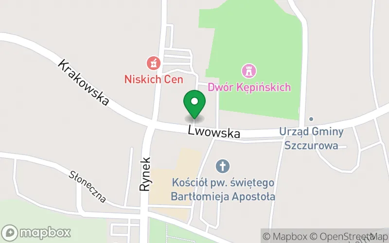 Lokalizacja: Ochronka Zgromadzenia Sióstr Służebniczek BDNP Niepubliczne Przedszkole w Szczurowej