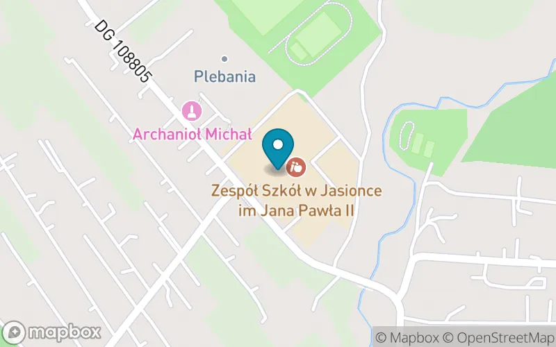 Lokalizacja: Szkoła Podstawowa w Jasionce