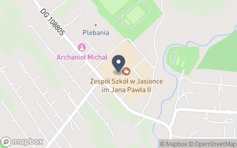 Lokalizacja: Zespół Szkół w Jasionce im. Jana Pawła II