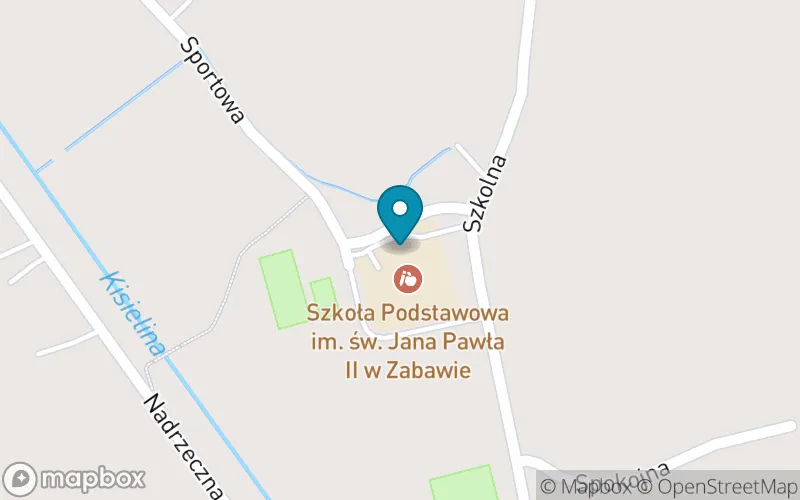 Lokalizacja: Szkoła Podstawowa im. Jana Pawła II w Zabawie