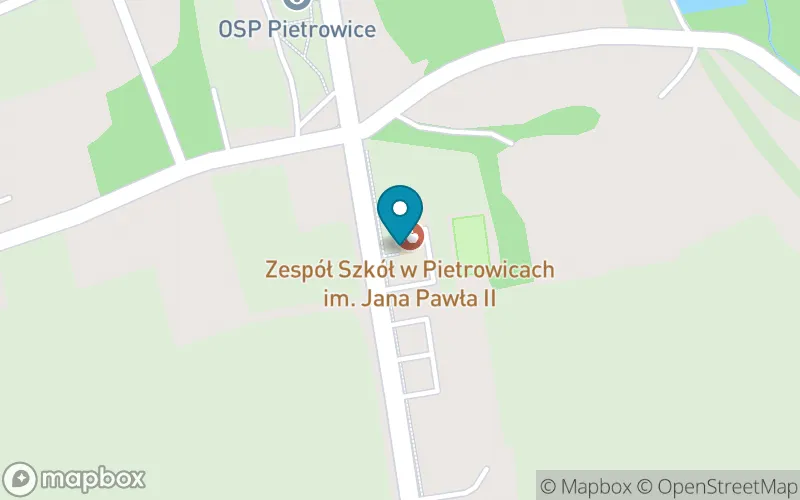 Lokalizacja: Zespól Szkół w Pietrowicach Szkoła Podstawowa IM Jana Pawła II w Pietrowicach