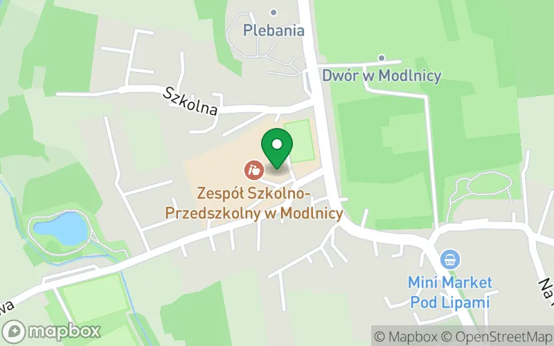 Lokalizacja: Zespół Szkolno - Przedszkolny w Modlnicy - Przedszkole Samorządowe w Modlnicy