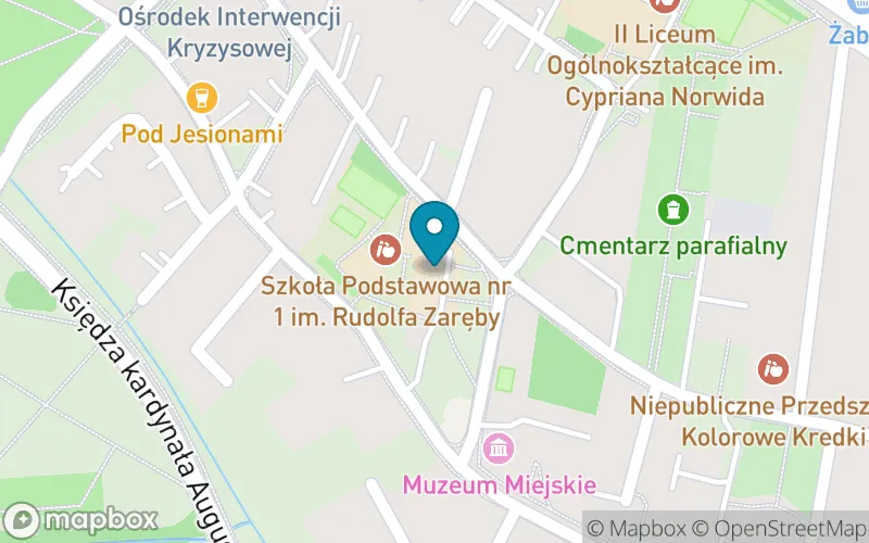 Lokalizacja: Szkoła Podstawowa nr 1 im. Rudolfa Zaręby