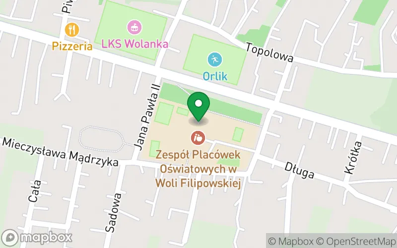 Lokalizacja: Zespół Placówek Oświatowych Przedszkole Samorządowe w Woli Filipowskiej