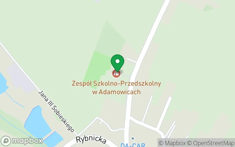 Lokalizacja: Zespół Szkolno-Przedszkolny w Adamowicach Przedszkole Publiczne w Adamowicach