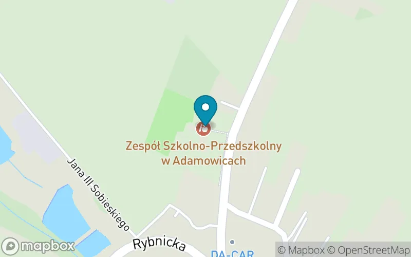 Lokalizacja: Zespół Szkolno-Przedszkolny w Adamowicach Szkoła Podstawowa im. Floriana Adamskiego w Adamowicach