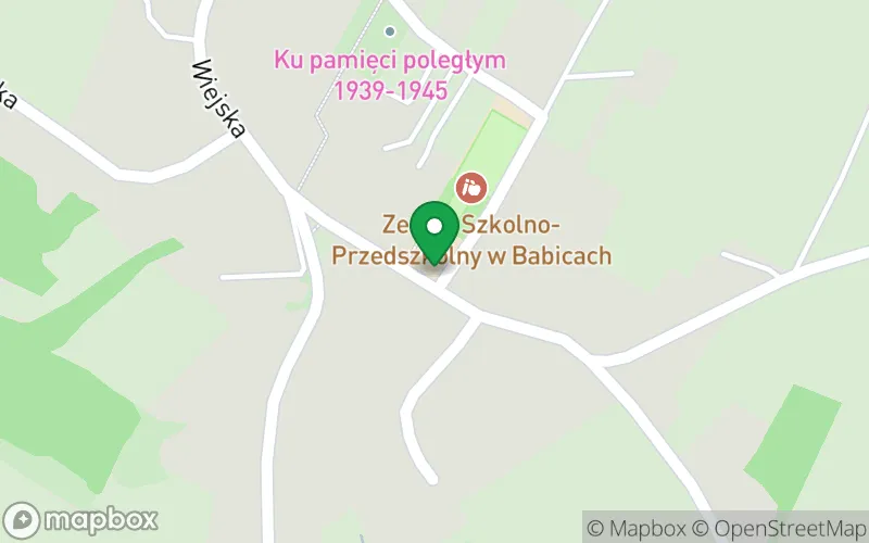 Lokalizacja: Zespół Szkolno - Przedszkolny w Babicach - Przedszkole