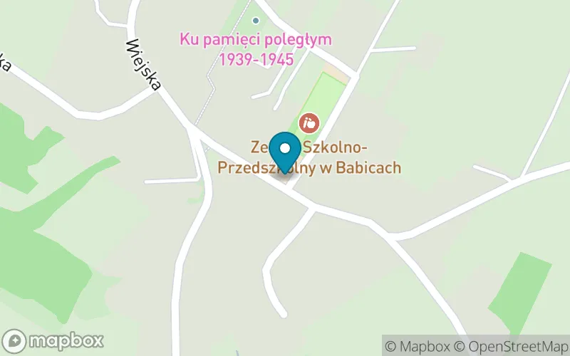 Lokalizacja: Zespół Szkolno - Przedszkolny w Babicach - Szkoła Podstawowa