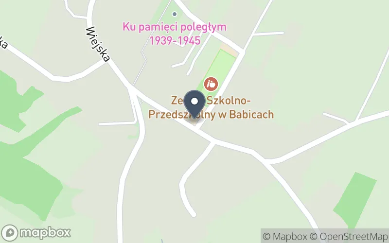 Lokalizacja: Zespół Szkolno - Przedszkolny w Babicach