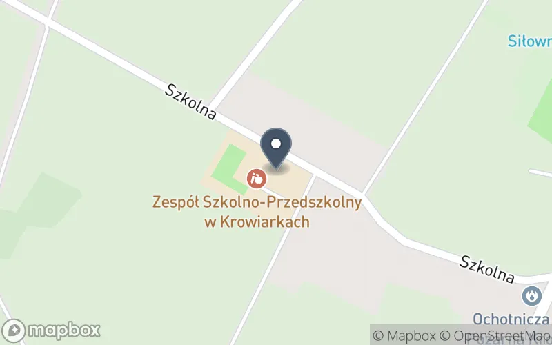 Lokalizacja: Zespół Szkolno-Przedszkolny w Krowiarkach