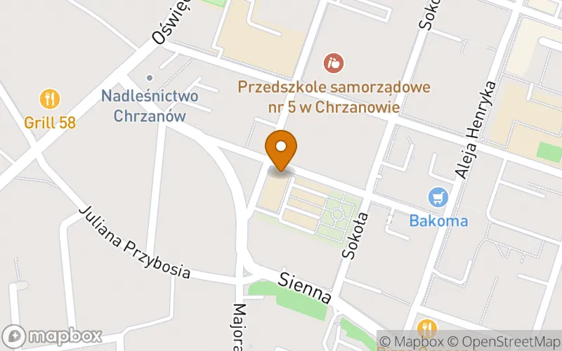 Lokalizacja: Szkoła Policealna nr 2 w Chrzanowie