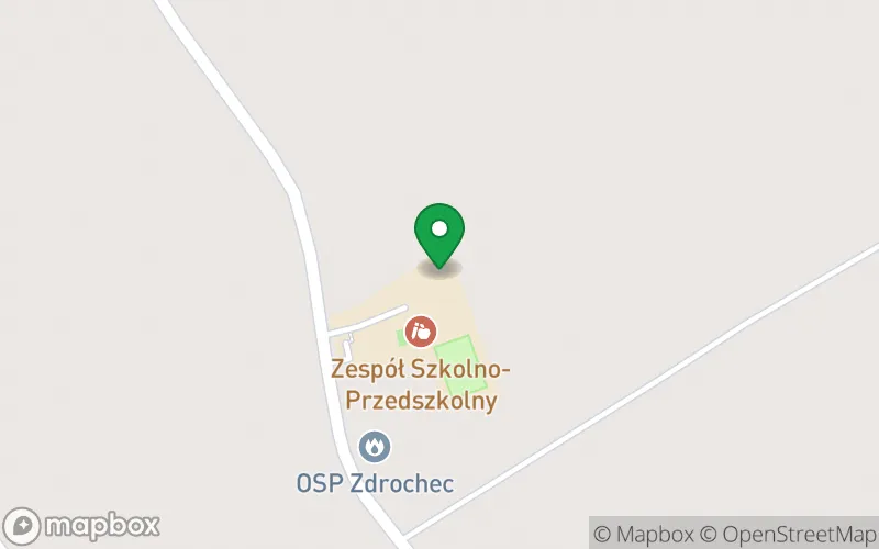 Lokalizacja: Niepubliczne Przedszkole w Zdrochcu