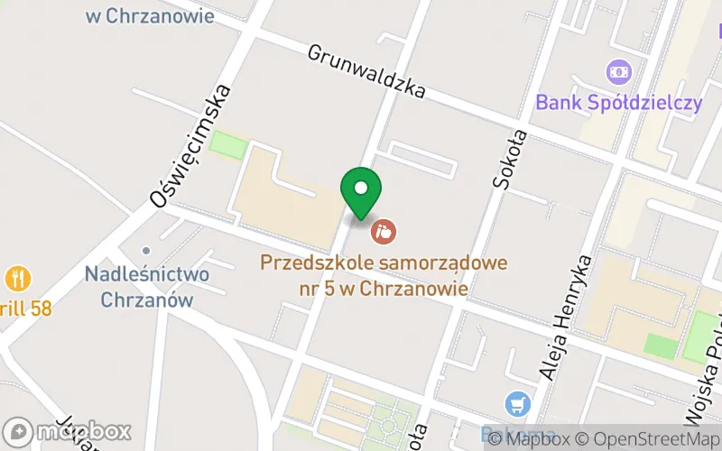 Lokalizacja: Przedszkole Samorządowe nr 5 w Chrzanowie