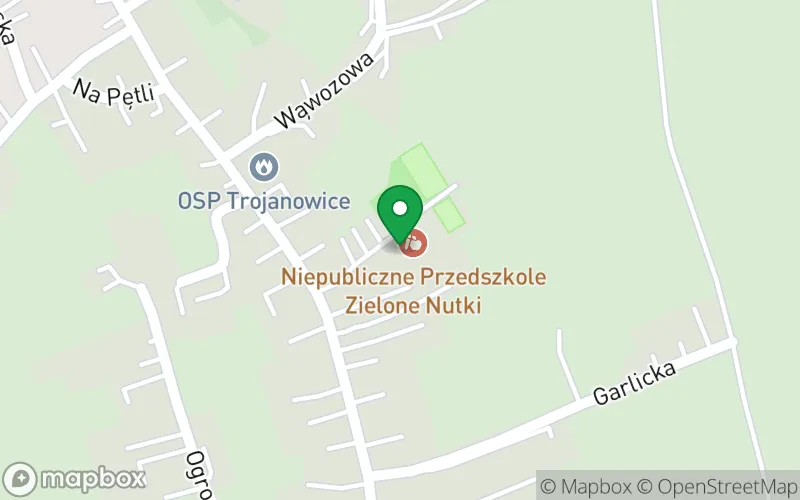 Lokalizacja: Niepubliczne Przedszkole Zielone Nutki w Trojanowicach
