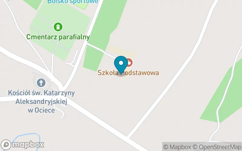 Lokalizacja: Publiczna Szkola Podstawowa im. Kardynała Stefana Wyszyńskiego w Ociece