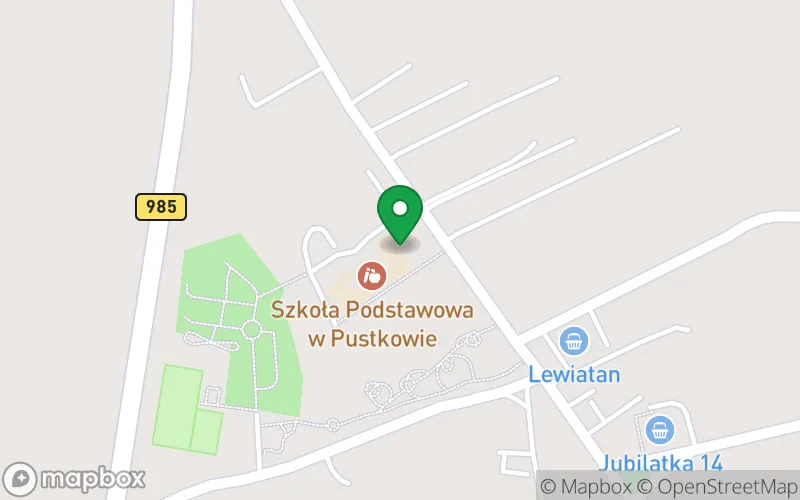 Lokalizacja: Publiczne Przedszkole w Pustkowie