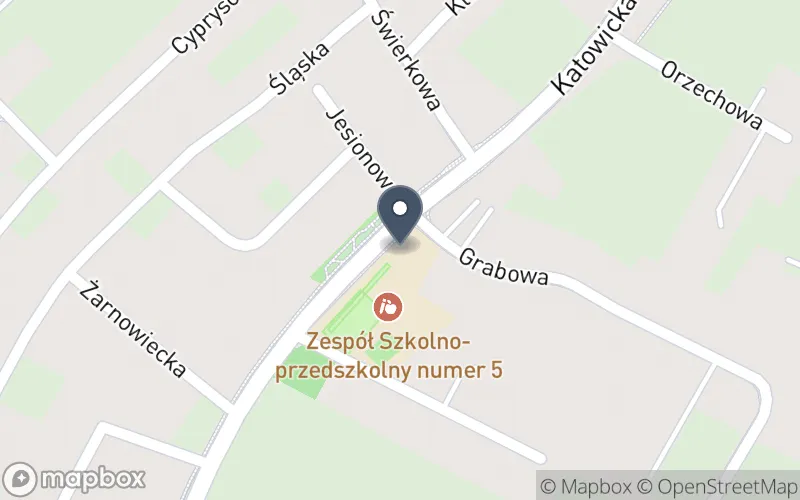 Lokalizacja: Zespół Szkolno-Przedszkolny nr 5 w Tychach