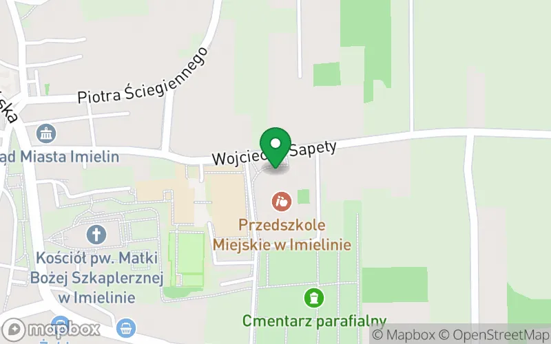 Lokalizacja: Przedszkole Miejskie nr 1 w Imielinie