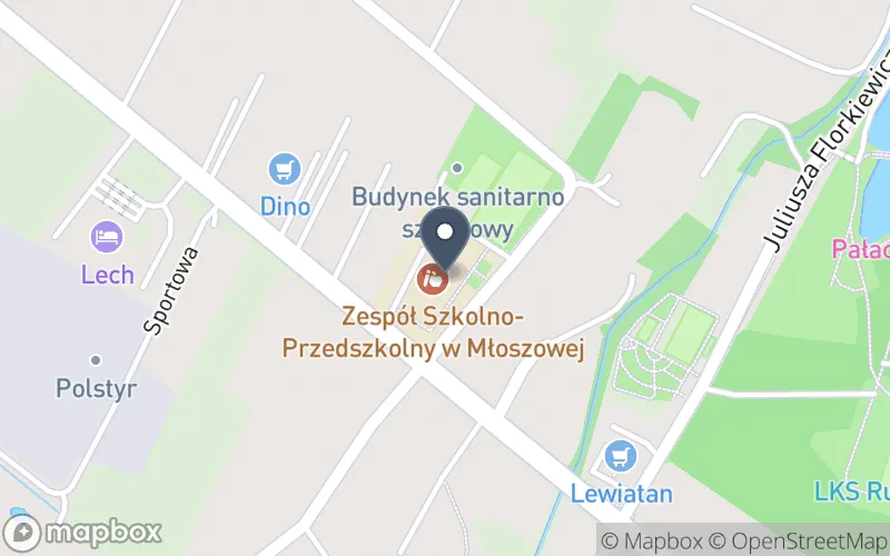 Lokalizacja: Zespół Szkolno-Przedszkolny w Młoszowej