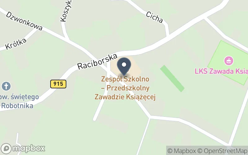 Lokalizacja: Zespół Szkolno - Przedszkolny w Zawadzie Książęcej