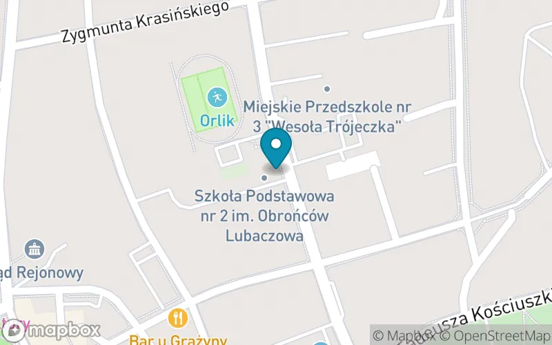 Lokalizacja: Szkoła Podstawowa nr 2 im. Obrońców Lubaczowa