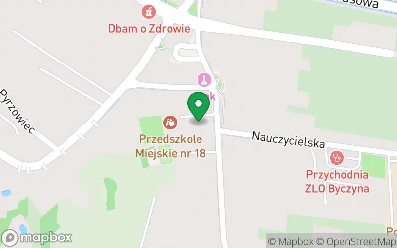 Lokalizacja: Przedszkole Miejskie nr 18 w Jaworznie