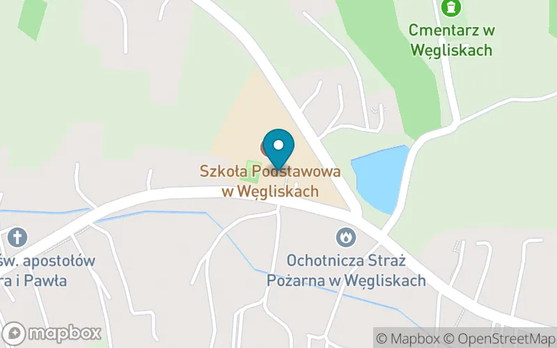 Lokalizacja: Szkoła Podstawowa w Węgliskach im. Bł. Karoliny Kózkówny
