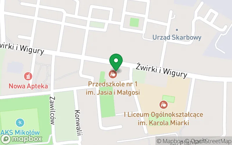 Lokalizacja: Przedszkole nr 1 im. "Jasia i Małgosi"