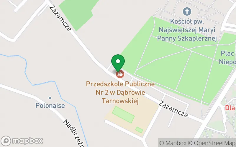 Lokalizacja: Przedszkole nr 2 w Dąbrowie Tarnowskiej