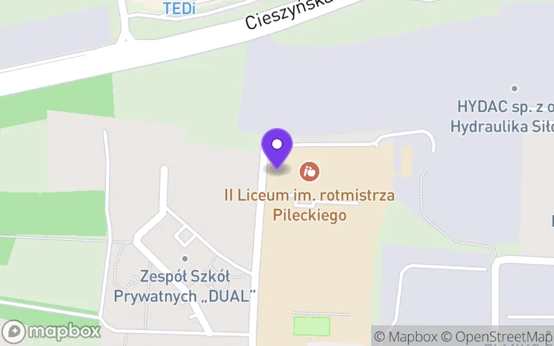 Lokalizacja: II Liceum Ogólnokształcące im. Rotmistrza Witolda Pileckiego w Mikołowie