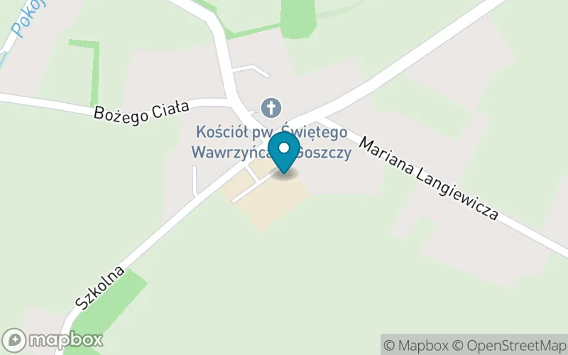 Lokalizacja: Szkoła Podstawowa im. Gen. Mariana Langiewicza w Goszczy