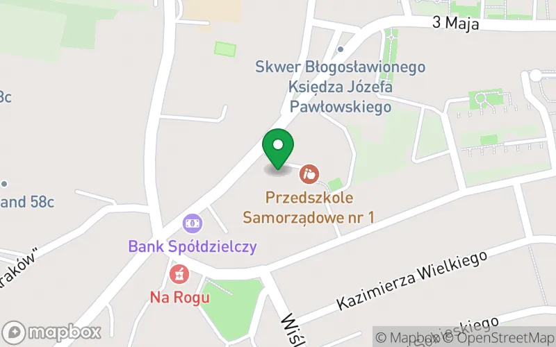 Lokalizacja: Przedszkole Samorzadowe nr 1 Im.ks. Józefa Pawłowskiego w Proszowicach