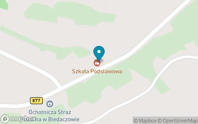 Lokalizacja: Szkoła Podstawowa Biedaczów